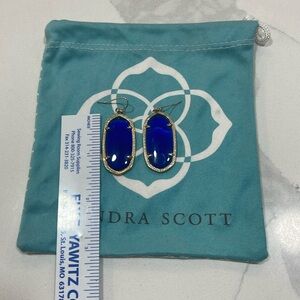 Kendra Scott earrings Elles royal blue